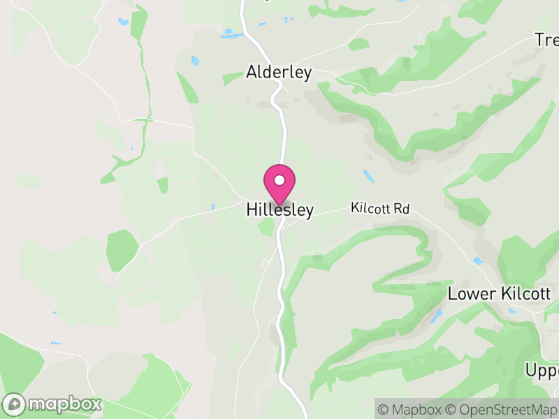 Map of Hillesley and Tresham, Stroud