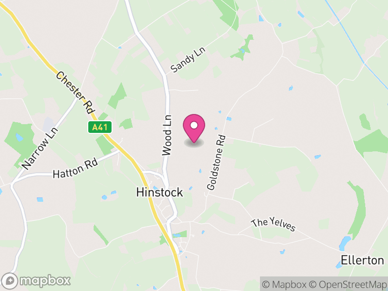 Map of Hinstock, England
