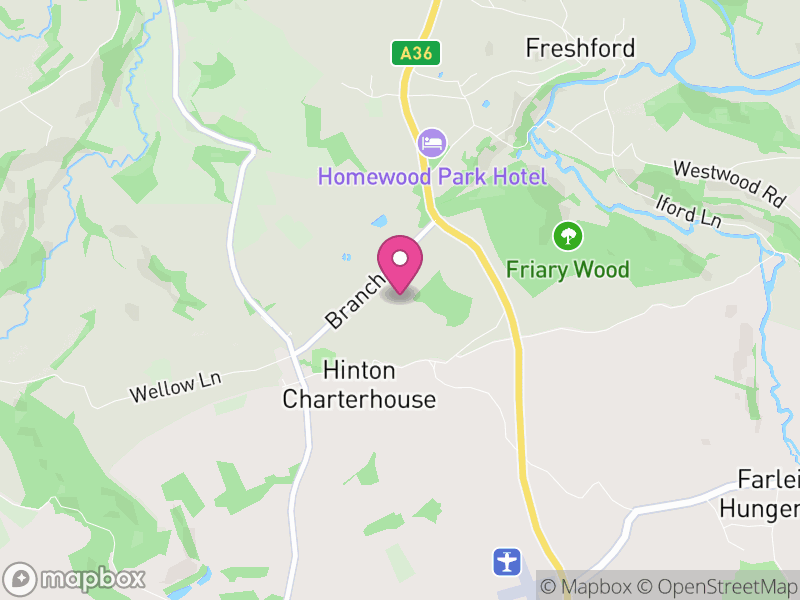 Map of Hinton Charterhouse, Bath and North East Somerset