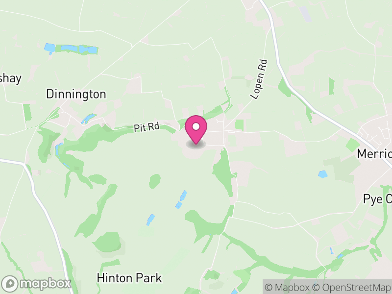 Map of Hinton St. George, Somerset