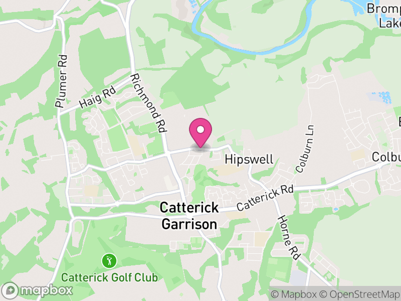 Map of Hipswell, North Yorkshire