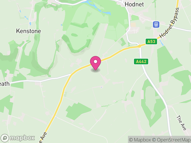 Map of Hodnet, England