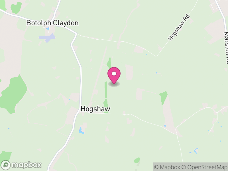 Map of Hogshaw, Buckinghamshire