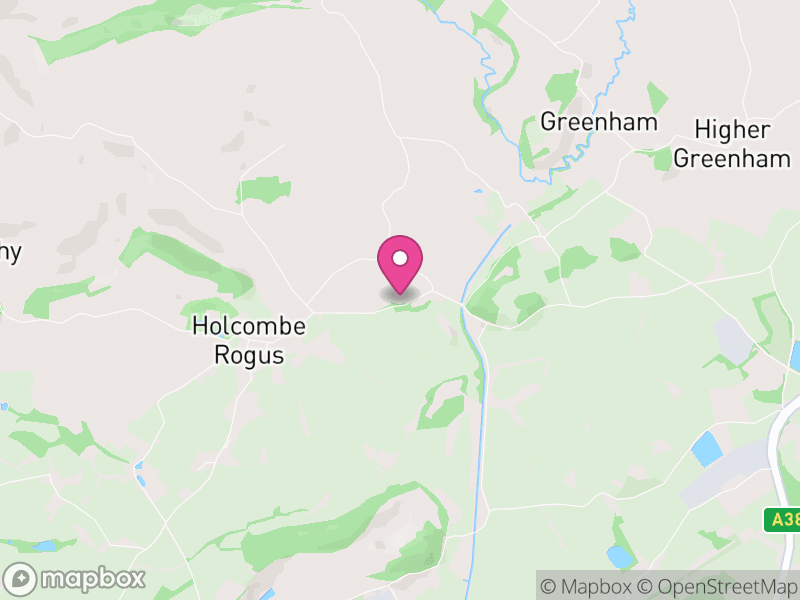 Map of Holcombe Rogus, Mid Devon