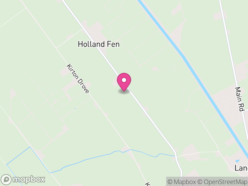 Map of Holland Fen with Brothertoft, Boston