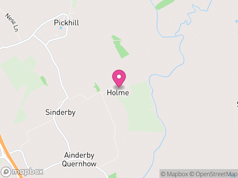 Map of Holme, North Yorkshire