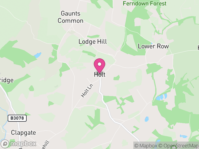 Map of Holt, Dorset