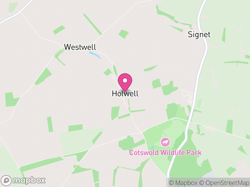 Map of Holwell, West Oxfordshire
