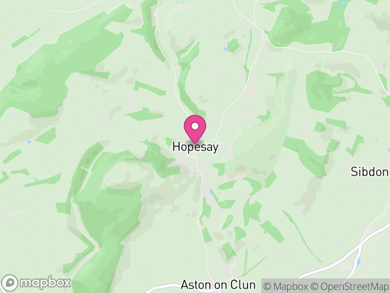 Map of Hopesay, England