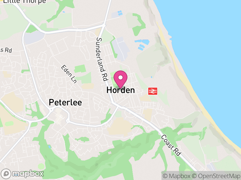 Map of Horden, County Durham