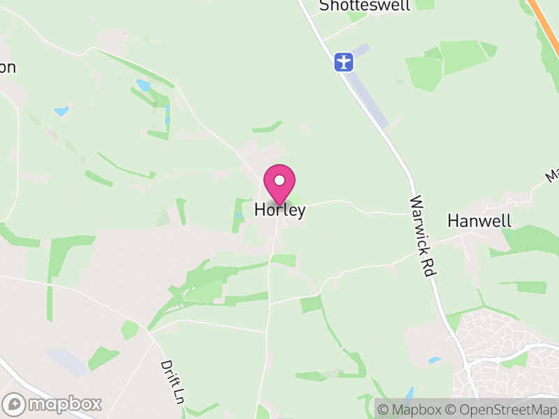 Map of Horley, Cherwell