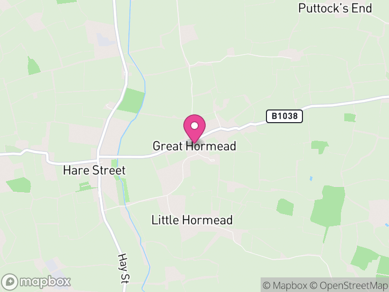 Map of Hormead, East Hertfordshire