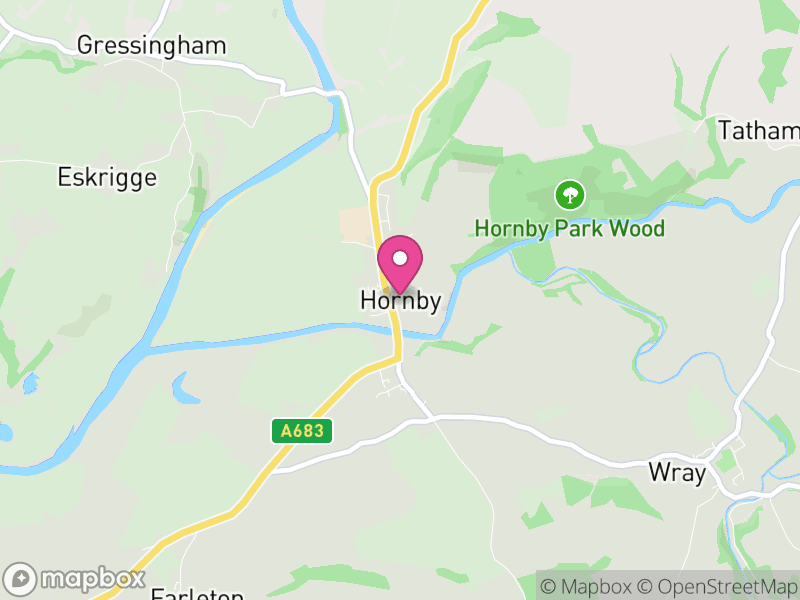 Map of Hornby-with-Farleton, Lancaster