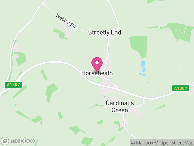 Map of Horseheath, South Cambridgeshire