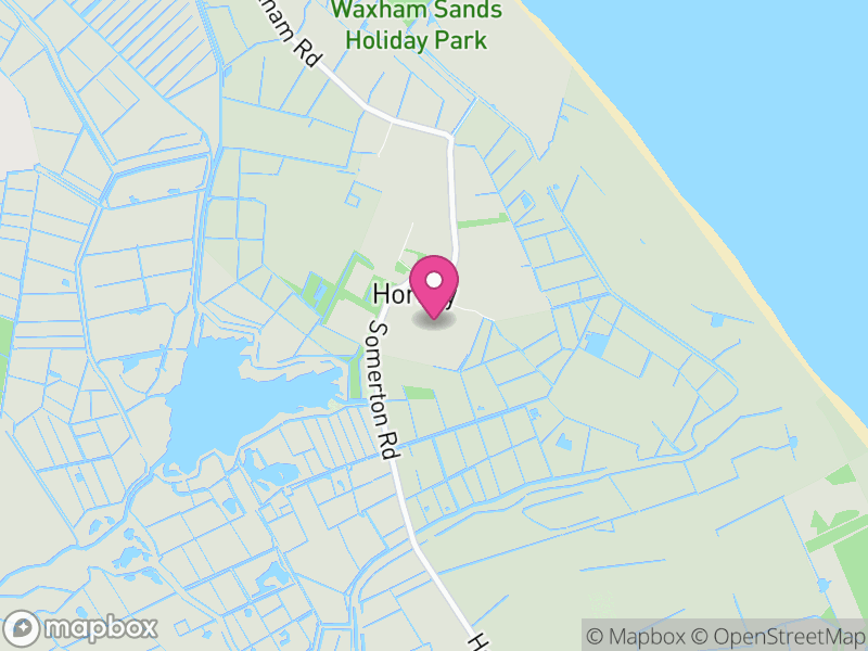 Map of Horsey, North Norfolk