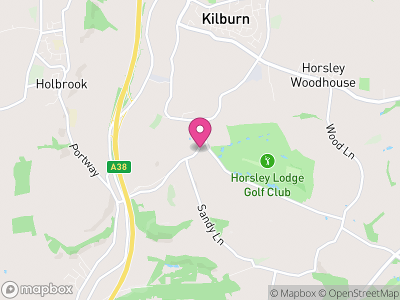 Map of Horsley, Amber Valley