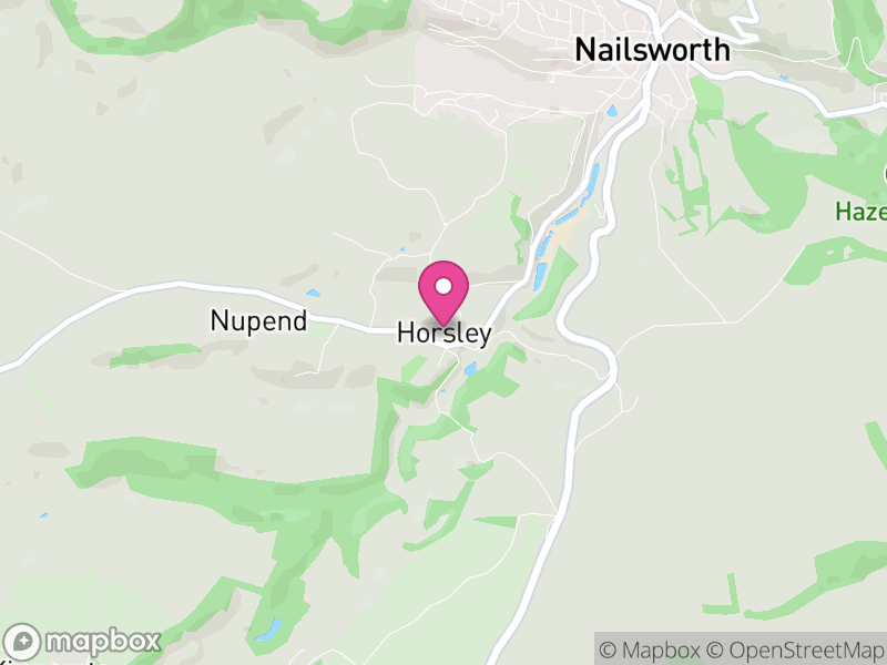 Map of Horsley, Stroud