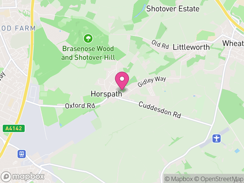 Map of Horspath, South Oxfordshire