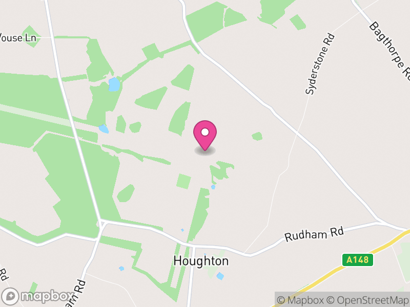 Map of Houghton, King's Lynn and West Norfolk