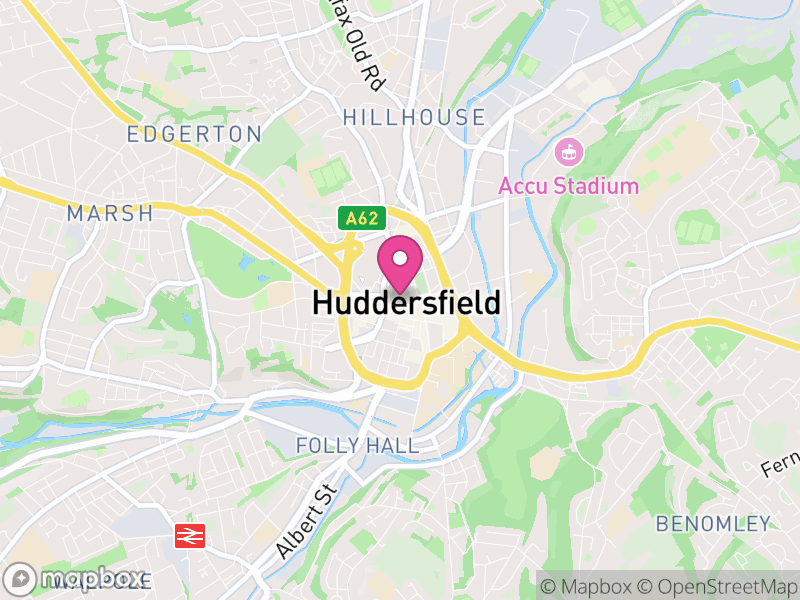 Map of Huddersfield