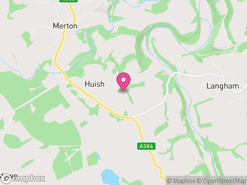 Map of Huish, Torridge