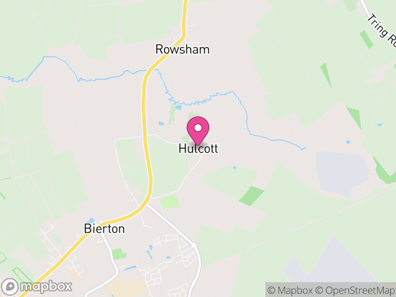 Map of Hulcott, Buckinghamshire