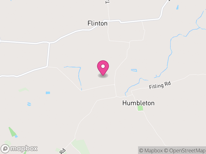 Map of Humbleton, East Riding of Yorkshire