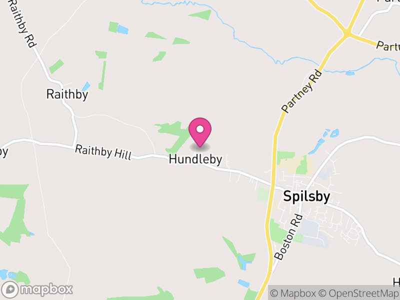 Map of Hundleby, East Lindsey