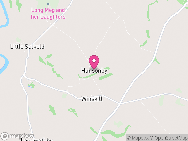 Map of Hunsonby, Westmorland and Furness
