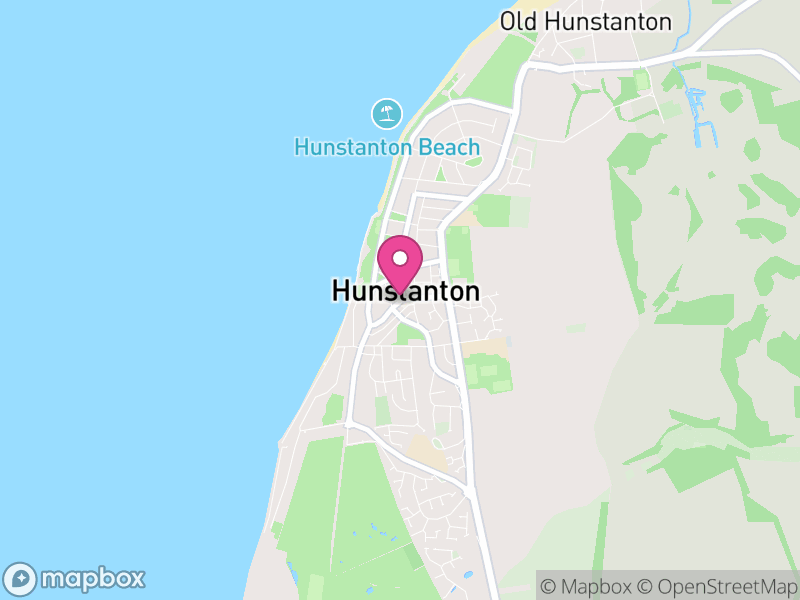 Map of Hunstanton, King's Lynn and West Norfolk