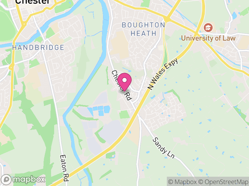 Map of Huntington, Cheshire West and Chester