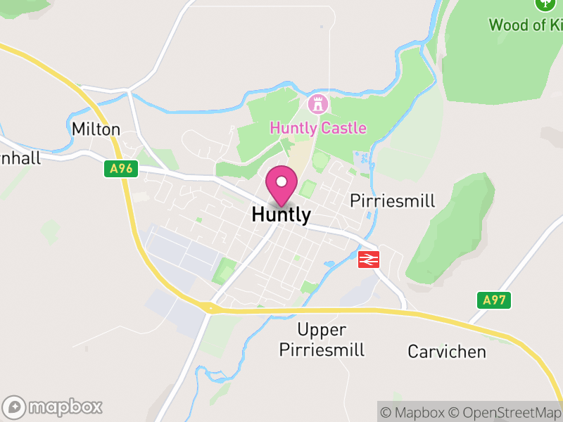Map of Huntly