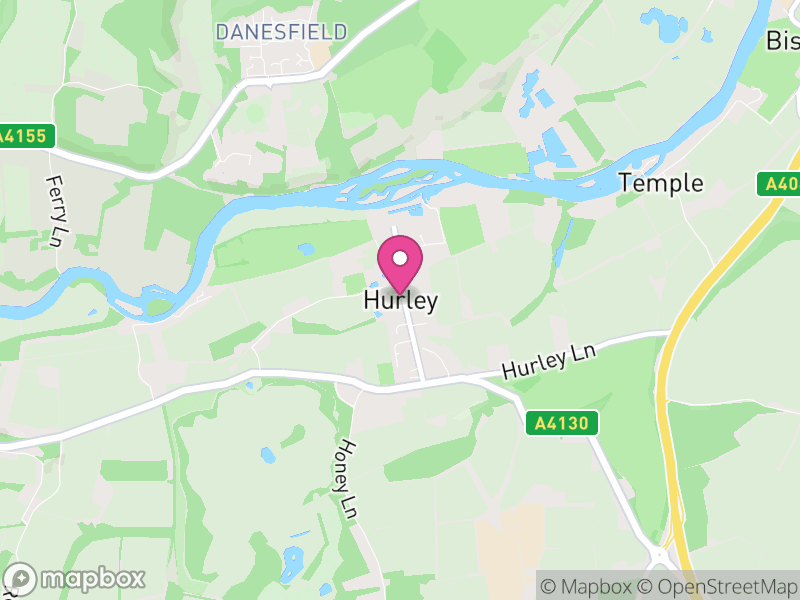 Map of Hurley, Windsor and Maidenhead