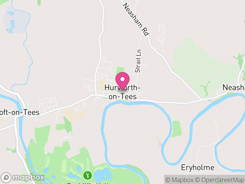 Map of Hurworth, Darlington