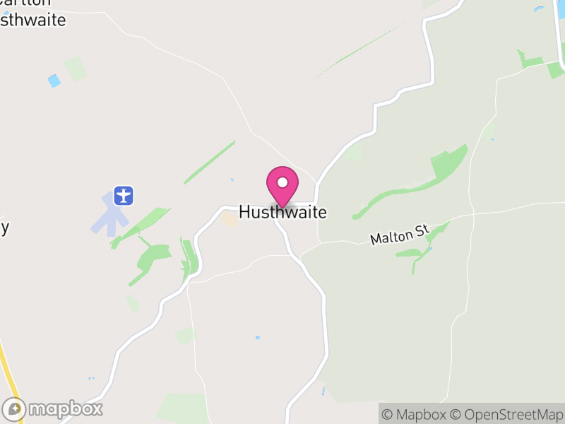 Map of Husthwaite, North Yorkshire