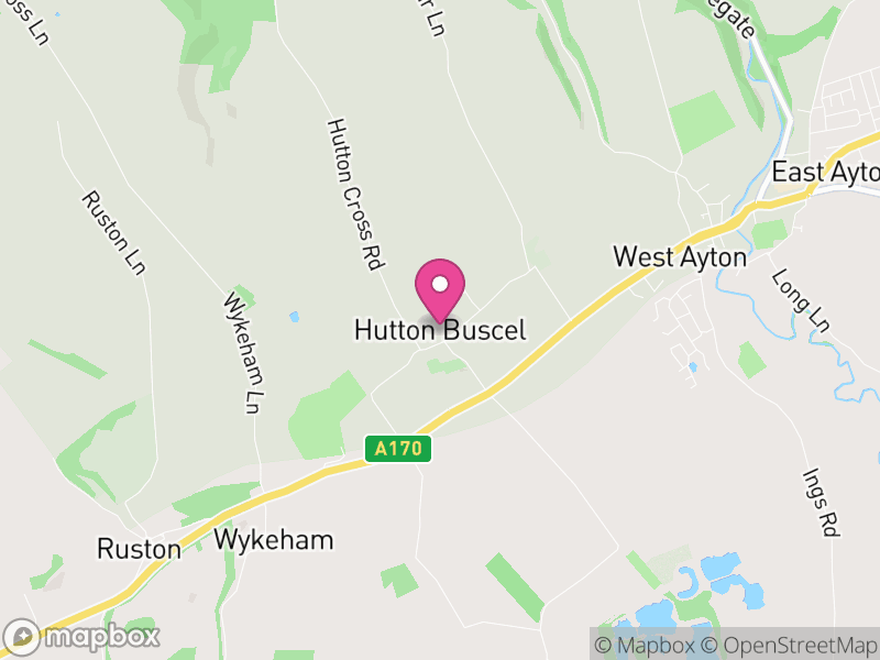 Map of Hutton Buscel, North Yorkshire