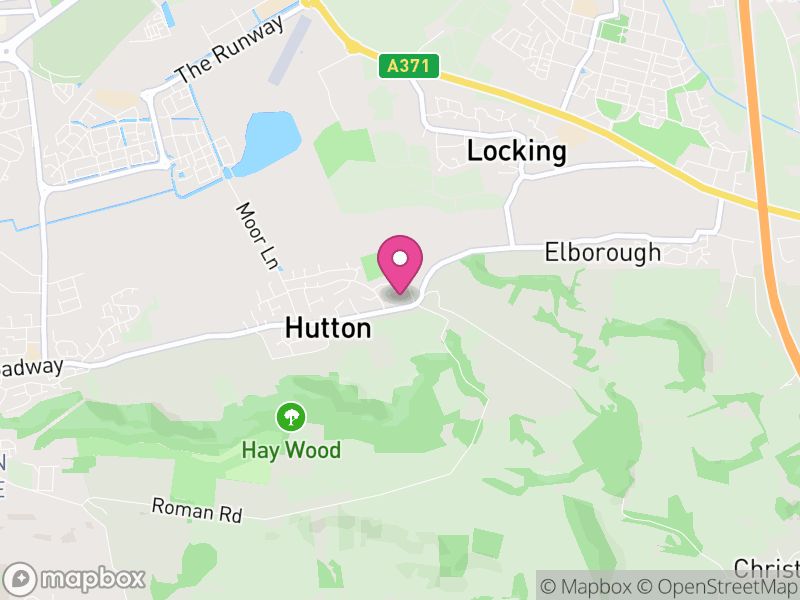 Map of Hutton, North Somerset