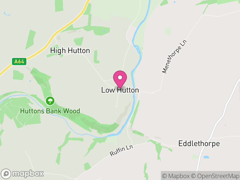 Map of Huttons Ambo, North Yorkshire