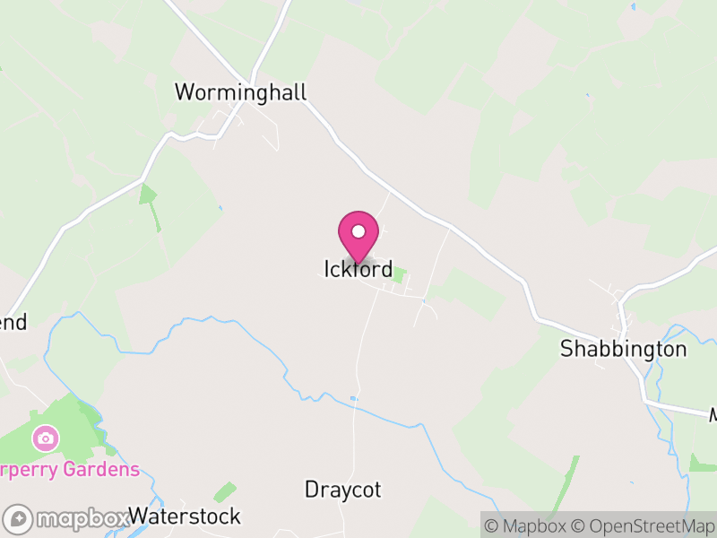 Map of Ickford, Buckinghamshire