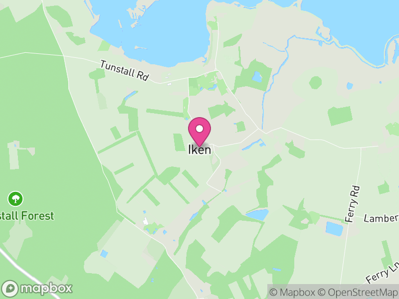 Map of Iken, East Suffolk