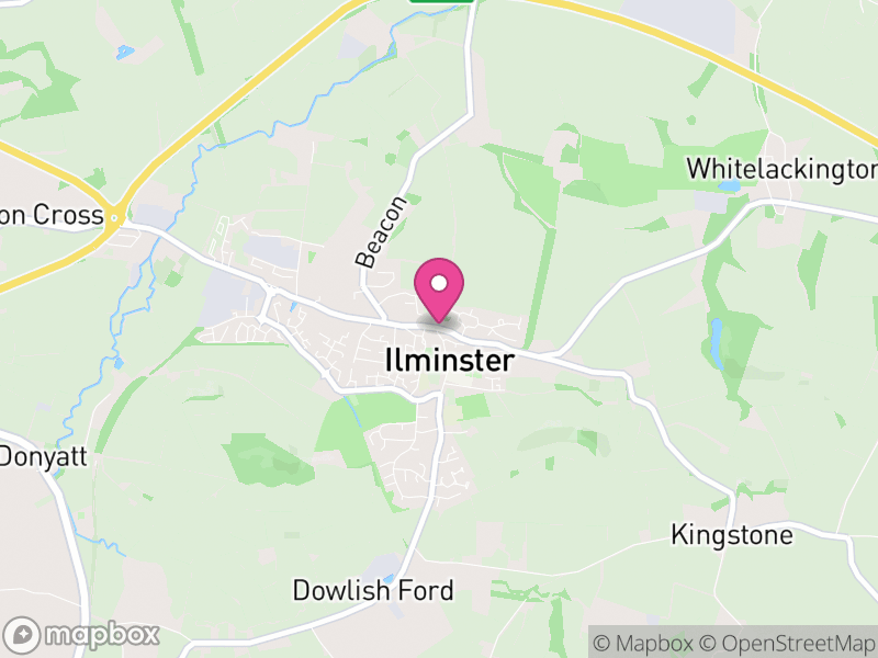Map of Ilminster, Somerset