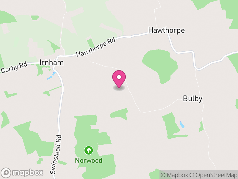 Map of Irnham, South Kesteven