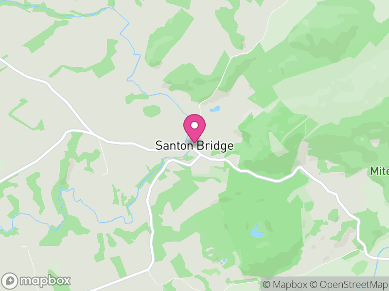 Map of Irton with Santon, Cumberland