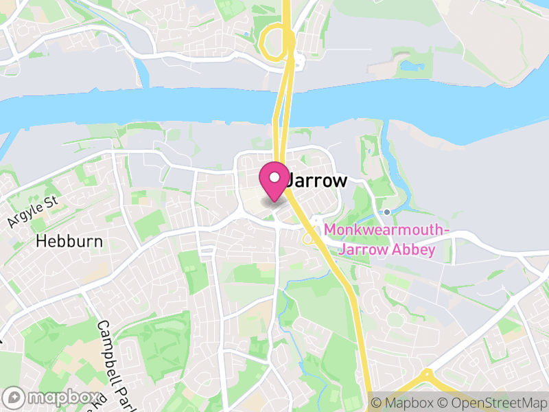 Map of Jarrow