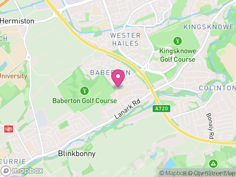 Map of Juniper Green, Edinburgh