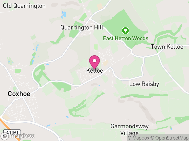 Map of Kelloe, County Durham