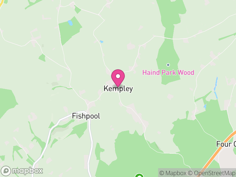Map of Kempley, Forest of Dean