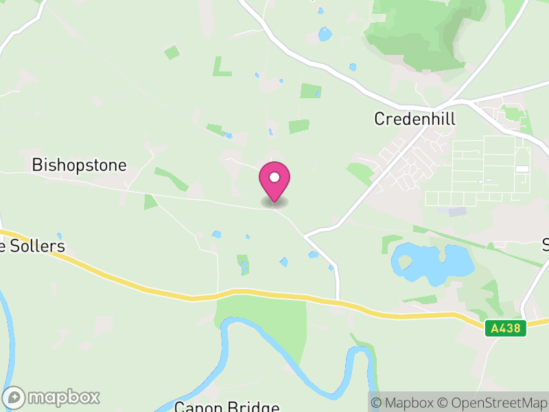 Map of Kenchester, Herefordshire