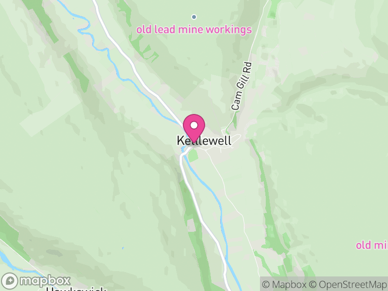 Map of Kettlewell with Starbotton, North Yorkshire