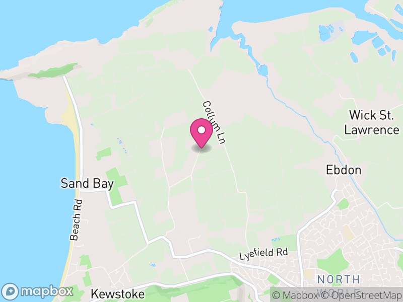 Map of Kewstoke, North Somerset